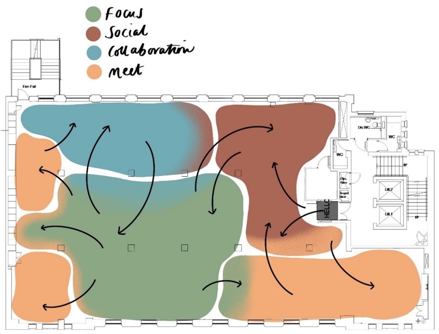 Zoning in The Workspace Neurodiversity
