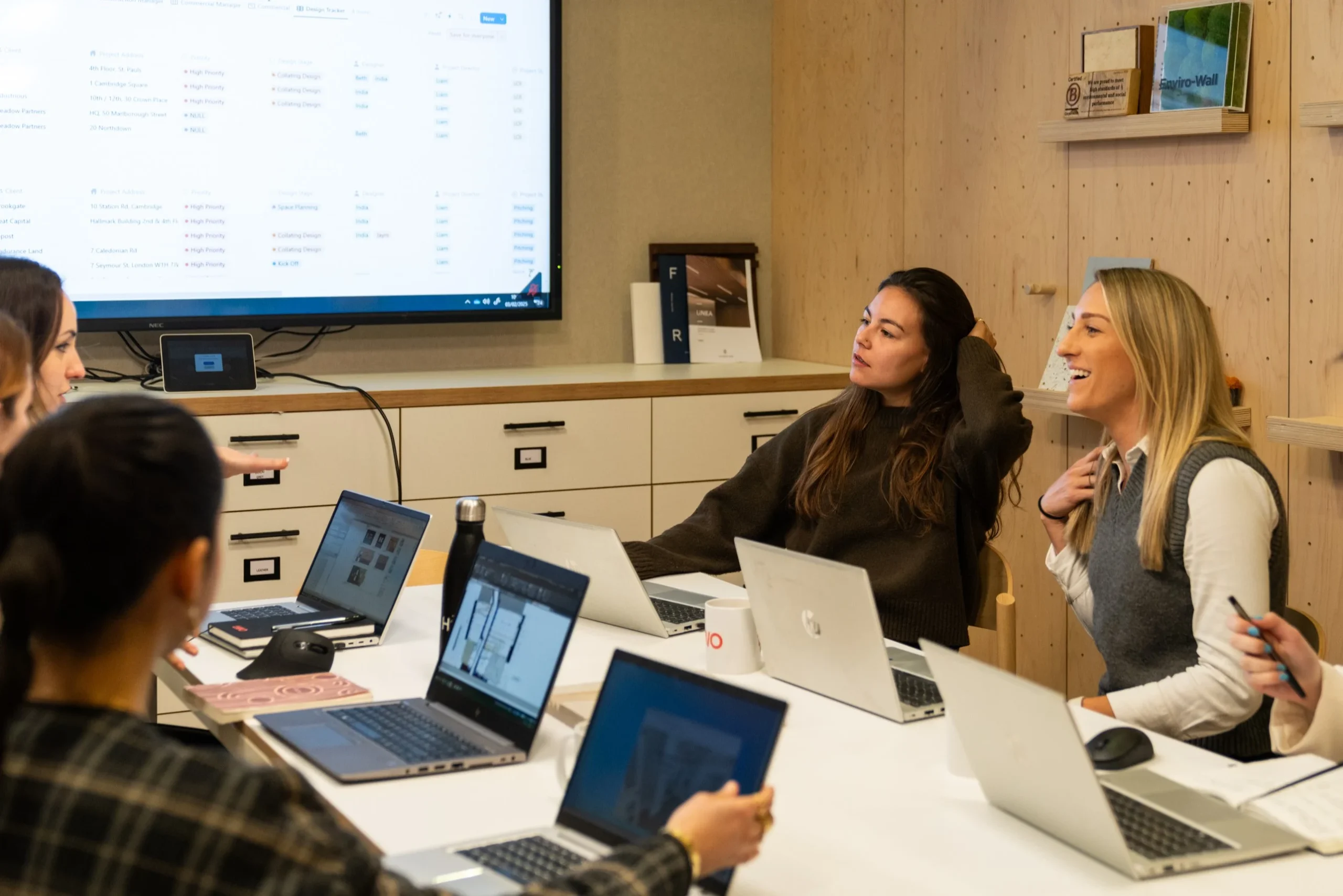 The Two team in the studio